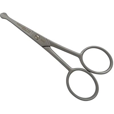 Tenartis Forbici Barba, Baffi, Peli Naso e Orecchie in con Lame Rette e Custodia in PVC Made in Italy (Acciaio inossidabile) Tenartis Forbici Barba, Baffi, Peli Naso e Orecchie in con Lame Rette e Custodia in PVC Made in Italy (Acciaio inossidabile)
