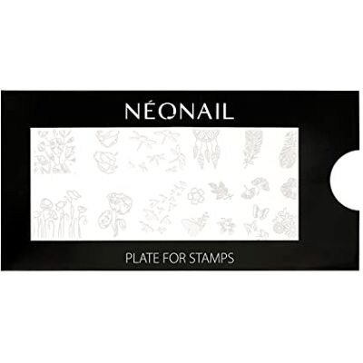 NÉONAIL Nail Art Plate for Stamps 06 Decorazioni Unghie Piastra per Timbro Stamping Unghie Nail Art Template Stencil NÉONAIL Nail Art Plate for Stamps 06 Decorazioni Unghie Piastra per Timbro Stamping Unghie Nail Art Template Stencil
