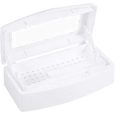 Rotekt Scatola per strumenti manicure – Vaschetta estetica con luce -C 254 nm, design compatto e sicuro, ideale per pinzette, lime e accessori unghie, 1 unità Rotekt Scatola per strumenti manicure – Vaschetta estetica con luce -C 254 nm, design compatto e sicuro, ideale per pinzette, lime e accessori unghie, 1 unità