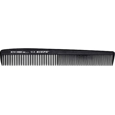 Kiepe Pettine per capelli Active Carbon Fibre – Pettine professionale da parrucchiere per donna e uomo – Resistente al calore fino a 230°C – Antistatico – Leggero & resistente – Nero Kiepe Pettine per capelli Active Carbon Fibre – Pettine professionale da parrucchiere per donna e uomo – Resistente al calore fino a 230°C – Antistatico – Leggero & resistente – Nero