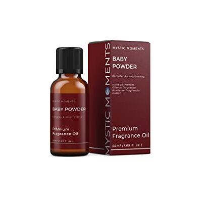 Mystic Moments Olio di fragranze in Polvere Fresca da Bambino Perfetto per saponi, Candele, Bombe da Bagno, bruciatori ad Olio, diffusori e Articoli per la Cura della Pelle e dei Capelli Mystic Moments Olio di fragranze in Polvere Fresca da Bambino Perfetto per saponi, Candele, Bombe da Bagno, bruciatori ad Olio, diffusori e Articoli per la Cura della Pelle e dei Capelli