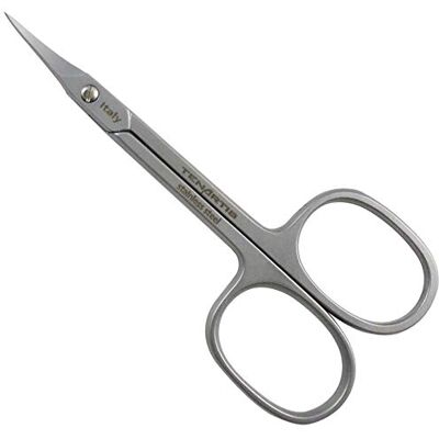 Tenartis 112 Forbici Manicure per Pellicine e Cuticole con Lame Curve e Sottili in Acciaio Inox Sterilizzabile con Custodia in PVC Made in Italy Tenartis 112 Forbici Manicure per Pellicine e Cuticole con Lame Curve e Sottili in Acciaio Inox Sterilizzabile con Custodia in PVC Made in Italy
