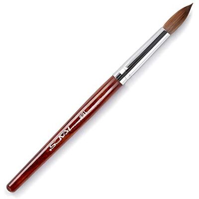 KADS Pennello per Nail Art in Acrilico Spazzola Unghie Strumento Manicure con Manico in Legno Rosso Setole di Martora KADS Pennello per Nail Art in Acrilico Spazzola Unghie Strumento Manicure con Manico in Legno Rosso Setole di Martora