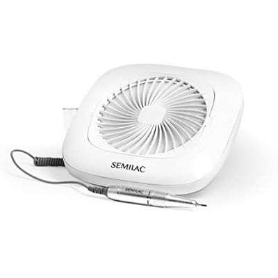 Semilac Lima Professionale per Trapano Elettrico 48W con Costruito in Collettore di Vibrazioni per Salone e Casa Manicure e Pedicure Rimozione Sicura di Gel e Unghie Acriliche e Pelle Dura Semilac Lima Professionale per Trapano Elettrico 48W con Costruito in Collettore di Vibrazioni per Salone e Casa Manicure e Pedicure Rimozione Sicura di Gel e Unghie Acriliche e Pelle Dura