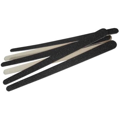 remos professional body care Lima per limare le unghie, 2 lati, 10 pezzi, colore: Nero remos professional body care Lima per limare le unghie, 2 lati, 10 pezzi, colore: Nero