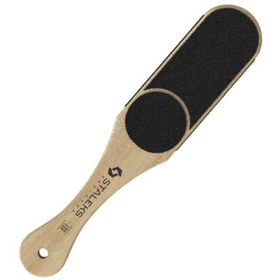 Staleks Beauty&Care 10, Raspa per piedi, strumento in legno naturale con 4 gradi di rugosità (grana 60/80/100/120) ABC 10/3 Staleks Beauty&Care 10, Raspa per piedi, strumento in legno naturale con 4 gradi di rugosità (grana 60/80/100/120) ABC 10/3