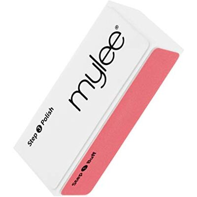 MYLEE Buffer per unghie a 3 lati – Trattamento per manicure professionale Tripla grana (320/600/3000), Blocco lucidante per preparazione smalto gel e acrilico – Lucida unghie naturali MYLEE Buffer per unghie a 3 lati – Trattamento per manicure professionale Tripla grana (320/600/3000), Blocco lucidante per preparazione smalto gel e acrilico – Lucida unghie naturali