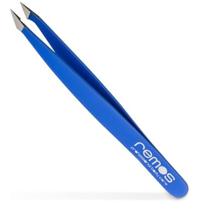 remos professional body care Pinzetta combinata in acciaio inox 9,5 cm 2in1 per doppie punte e capelli Blu scuro remos professional body care Pinzetta combinata in acciaio inox 9,5 cm 2in1 per doppie punte e capelli Blu scuro