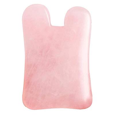 NewL Rullo di giada al quarzo rosa, in vera giada, per massaggio Gua Sha, funghi, strumento per il lifting del viso, strumento per massaggio guasha facciale (concavo) NewL Rullo di giada al quarzo rosa, in vera giada, per massaggio Gua Sha, funghi, strumento per il lifting del viso, strumento per massaggio guasha facciale (concavo)