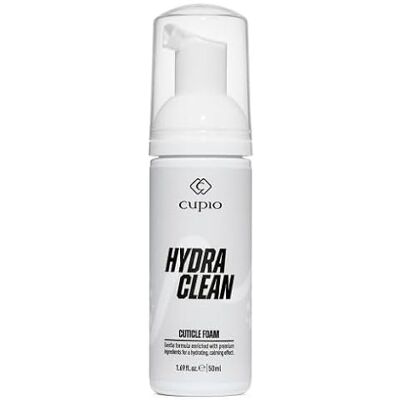 Cupio HydraClean Schiuma Cuticole 50 ml – detergente delicato con allantoina e pantenolo – pH fisiologico per pelle sensibile Cupio HydraClean Schiuma Cuticole 50 ml – detergente delicato con allantoina e pantenolo – pH fisiologico per pelle sensibile