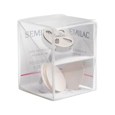 Semilac Inserto per fresa PODODISC taglia M Inserto in acciaio inox per pedicure a secco, 20 mm, leggero e sterilizzabile Semilac Inserto per fresa PODODISC taglia M Inserto in acciaio inox per pedicure a secco, 20 mm, leggero e sterilizzabile