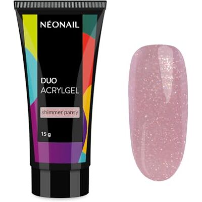 NÉONAIL DUO ACRYLGEL Shimmer Pansy Gel Unghie Acrygel Acrigel Polygel Acrilico per Unghie 15 g NÉONAIL DUO ACRYLGEL Shimmer Pansy Gel Unghie Acrygel Acrigel Polygel Acrilico per Unghie 15 g