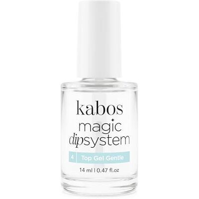 Kabos Magic Dip System Top Gel Gentle 14ml Finitura Lucida asciugatura graduale, odore ridotto Kabos Magic Dip System Top Gel Gentle 14ml Finitura Lucida asciugatura graduale, odore ridotto
