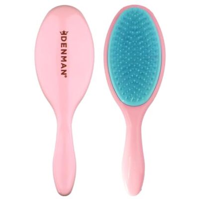 Denman Spazzola districante bagnata per doccia, per districare tutti i tipi di capelli, per donne, bambini e uomini, spazzola per capelli bagnata per tutti, rosa, D95 Denman Spazzola districante bagnata per doccia, per districare tutti i tipi di capelli, per donne, bambini e uomini, spazzola per capelli bagnata per tutti, rosa, D95