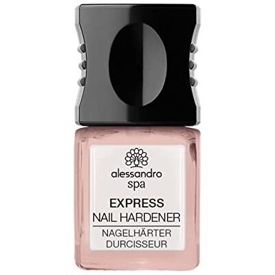 alessandro EXPRESS NAIL HARDENER NUDE Rafforza le unghie fragili e sottili, 10 ml alessandro EXPRESS NAIL HARDENER NUDE Rafforza le unghie fragili e sottili, 10 ml