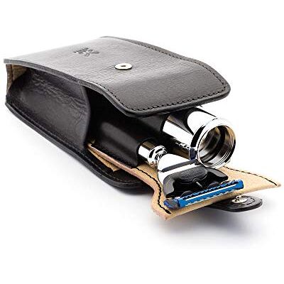 MÜHLE Muhle Fiorentino pelle Viaggio Set da Barba RT2F Nero MÜHLE Muhle Fiorentino pelle Viaggio Set da Barba RT2F Nero