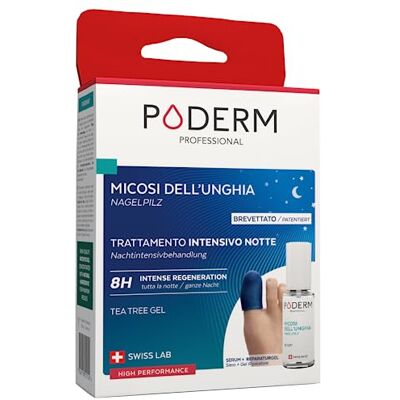 PODERM – MICOSI UNGHIE PIEDE TRATTAMENTO INTENSIVO NOTTE 2 in 1 – Elimina la micosi e rinnova l'unghia durante il sonno VEGAN Trattamento professionale piedi/mani Facile e rapido SWISS MADE PODERM – MICOSI UNGHIE PIEDE TRATTAMENTO INTENSIVO NOTTE 2 in 1 – Elimina la micosi e rinnova l'unghia durante il sonno VEGAN Trattamento professionale piedi/mani Facile e rapido SWISS MADE