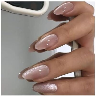 POAHDGCY 24 Pz Sbavature Blush Rosa Punte Finte Per Unghie Lucide Paillettes Ballerina Indossabile Pressa Sul Chiodo Per Le Donne Ragazze Manicure Fai Da Te(Y3) POAHDGCY 24 Pz Sbavature Blush Rosa Punte Finte Per Unghie Lucide Paillettes Ballerina Indossabile Pressa Sul Chiodo Per Le Donne Ragazze Manicure Fai Da Te(Y3)
