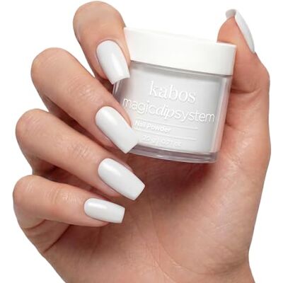 Kabos Magic Dip System Dipping Powder 002 Classic White 20 g Polvere Acrilica Kabos Magic Dip System Dipping Powder 002 Classic White 20 g Polvere Acrilica
