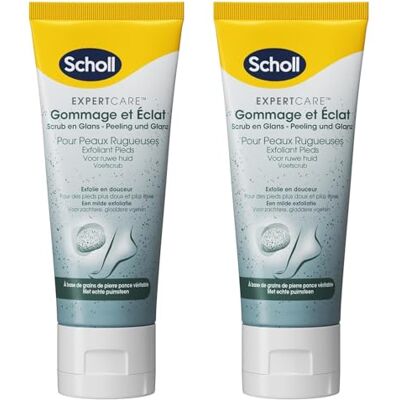 Scholl Set di 2 creme per scrub e scrub con base di pietra pomice, vulcanica, piedi, 75 ml Scholl Set di 2 creme per scrub e scrub con base di pietra pomice, vulcanica, piedi, 75 ml