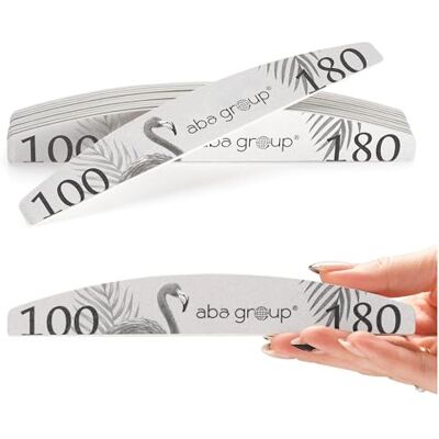 ABA GROUP Fresa Unghie Lime per Unghie Lime per Unghie Standard (4mm) 10 Pezzi Punte Fresa Unghie Professionale Set per Unghie Doppia Faccia Lima per Unghie 100/180 Forma Mezzaluna ABA GROUP Fresa Unghie Lime per Unghie Lime per Unghie Standard (4mm) 10 Pezzi Punte Fresa Unghie Professionale Set per Unghie Doppia Faccia Lima per Unghie 100/180 Forma Mezzaluna