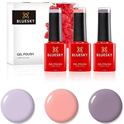 BLUESKY Smalto semipermente per Unghie Kit in Gel, Spring, Just Ride SS2001, Tulip Lover SS2008, Out and About SS2010, 3 x 5 ml (Soak off UV/LED Gel) Rosa, Viola 15 ml BLUESKY Smalto semipermente per Unghie Kit in Gel, Spring, Just Ride SS2001, Tulip Lover SS2008, Out and About SS2010, 3 x 5 ml (Soak off UV/LED Gel) Rosa, Viola 15 ml