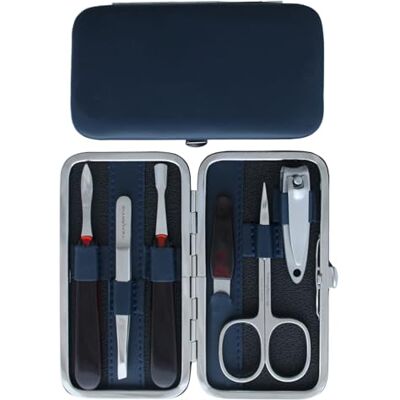 Tenartis Set Manicure 6 Pezzi in Vera Pelle Made in Italy (Blu) Tenartis Set Manicure 6 Pezzi in Vera Pelle Made in Italy (Blu)