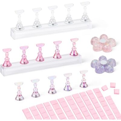 AIMEILI Supporto Unghie Nail Art Stand per Unghie Pratica Supporti per Tips Supporto Espositore Unghie, Supporto Magnetico per Unghie, per Nail Art Esercitazione e Pratica, per Salone di Casa AIMEILI Supporto Unghie Nail Art Stand per Unghie Pratica Supporti per Tips Supporto Espositore Unghie, Supporto Magnetico per Unghie, per Nail Art Esercitazione e Pratica, per Salone di Casa