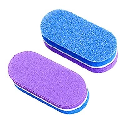 GIUPLOKID Blocco levigante per unghie, Mini Block Lime Buffer for Unghie In Spugna, Grana 100/180, Multicolor, Confezione Da 10/20/40 Pezzi(Blue-10pcs) GIUPLOKID Blocco levigante per unghie, Mini Block Lime Buffer for Unghie In Spugna, Grana 100/180, Multicolor, Confezione Da 10/20/40 Pezzi(Blue-10pcs)