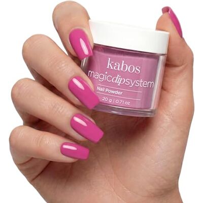 Kabos Magic Dip System Dipping Powder 024 Magenta Pink 20 g Polvere Acrilica Kabos Magic Dip System Dipping Powder 024 Magenta Pink 20 g Polvere Acrilica