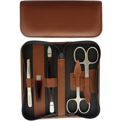 Tenartis Set Manicure 5 Pezzi in Vera Pelle con Cerniera 347 Made in Italy Tenartis Set Manicure 5 Pezzi in Vera Pelle con Cerniera 347 Made in Italy