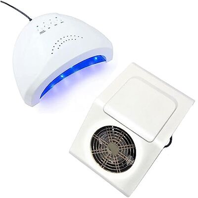 GC GLOBALCOMMERCE Kit Lampada e Aspiratore per Unghie da tavolo, Kit per Ricostruzioni Unghie con 36 led per Manicure e asciugatura Smalto Nail Art Professionale GC GLOBALCOMMERCE Kit Lampada e Aspiratore per Unghie da tavolo, Kit per Ricostruzioni Unghie con 36 led per Manicure e asciugatura Smalto Nail Art Professionale