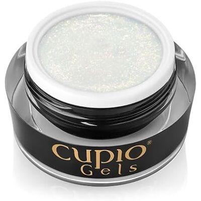 Cupio Builder Gel Glitz & Glam Celestial Shimmer 15 g – Gel Costruttore Glitter UV LED Bianco Perla, Autolivellante, Ricostruzione & Allungamento, Qualità Salone Cupio Builder Gel Glitz & Glam Celestial Shimmer 15 g – Gel Costruttore Glitter UV LED Bianco Perla, Autolivellante, Ricostruzione & Allungamento, Qualità Salone