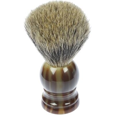Fantasia Bracket da barba Brand Fantasy Brush Spazzola da barba, soffitto puro, manico in plastica, Avana, H, anello Fantasia Bracket da barba Brand Fantasy Brush Spazzola da barba, soffitto puro, manico in plastica, Avana, H, anello