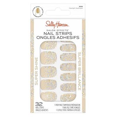 Sally Hansen Strisce Smalto Effetto Salone, Starlight Starbright Sally Hansen Strisce Smalto Effetto Salone, Starlight Starbright