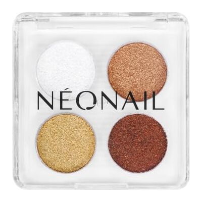 NÉONAIL Pressed Powders Palette 4 Colori Metallic/Glaze Effetto Nails, Nail Art, Decorazioni per Unghie, Polvere, Accessori Unghie NÉONAIL Pressed Powders Palette 4 Colori Metallic/Glaze Effetto Nails, Nail Art, Decorazioni per Unghie, Polvere, Accessori Unghie