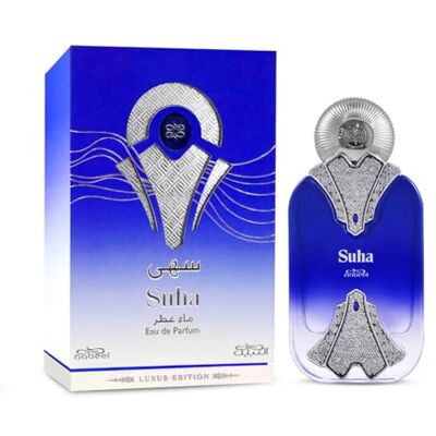 Nabeel Suha, ispirato alla bellezza del cosmo, racchiude il fascino magnetico di un piccolo pianeta raccontando una storia di esplorazione e meraviglia. La fragranza si apre con un’esplosione di berga Nabeel Suha, ispirato alla bellezza del cosmo, racchiude il fascino magnetico di un piccolo pianeta raccontando una storia di esplorazione e meraviglia. La fragranza si apre con un’esplosione di berga