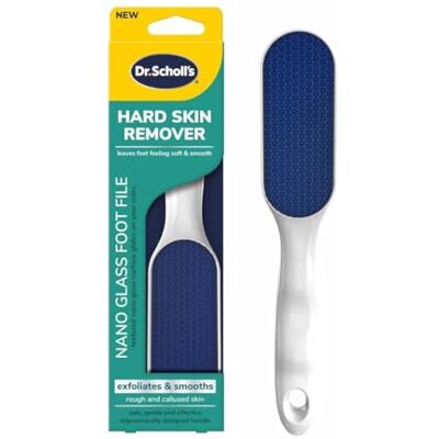 Scholl Lima per piedi in vetro nano per la rimozione della pelle dura, per rimuovere i calli dei piedi, scrubber durevole, rimozione della pelle morta, strumento igienico per pedicure, tampone Scholl Lima per piedi in vetro nano per la rimozione della pelle dura, per rimuovere i calli dei piedi, scrubber durevole, rimozione della pelle morta, strumento igienico per pedicure, tampone