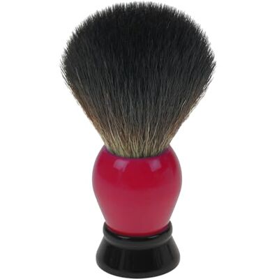 Fantasia Brand pettine modello da barba, capelli sintetici, manico in plastica, rosso/nero, anello Fantasia Brand pettine modello da barba, capelli sintetici, manico in plastica, rosso/nero, anello