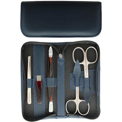 Tenartis Set Manicure 5 Pezzi in Vera Pelle con Cerniera 346 Made in Italy Tenartis Set Manicure 5 Pezzi in Vera Pelle con Cerniera 346 Made in Italy