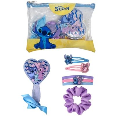 ARDITEX , Disney Stitch Beauty Set, Accessori per Capelli Stitch, Mollete Capelli Bambina, Elastici in Tessuto, e Molto Altro Ancora, Ideale per sorprendere i Tuoi Bambini, Design Originale, 7 Pz ARDITEX , Disney Stitch Beauty Set, Accessori per Capelli Stitch, Mollete Capelli Bambina, Elastici in Tessuto, e Molto Altro Ancora, Ideale per sorprendere i Tuoi Bambini, Design Originale, 7 Pz