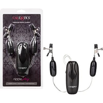 CalExotics Pinzette Vibranti per Seno Nero CalExotics Pinzette Vibranti per Seno Nero