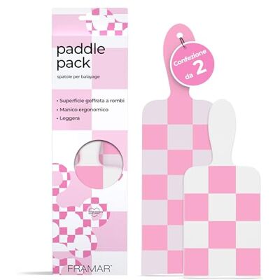 FRAMAR Hair Colour Balayage Board Paletta per A scacchi rosa e Bianchi tintura per mèches Kit per tintura per capelli, Kit per tavolozza per colori per parrucchiere, Confezione da 2 FRAMAR Hair Colour Balayage Board Paletta per A scacchi rosa e Bianchi tintura per mèches Kit per tintura per capelli, Kit per tavolozza per colori per parrucchiere, Confezione da 2