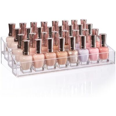 STORi Bella Multi-Level Nail Polish Organizer by "US Acrylic, LLC STORi Bella Multi-Level Nail Polish Organizer by "US Acrylic, LLC