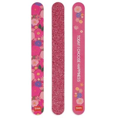 Legami Set di 3 Lime per Unghie, Tema Flowers, Nails Before Males, 3 Lime Adatte ad Accorciare, Limare e Modellare tutti i tipi di Unghie, per una Manicure Precisa, 2x18 cm Legami Set di 3 Lime per Unghie, Tema Flowers, Nails Before Males, 3 Lime Adatte ad Accorciare, Limare e Modellare tutti i tipi di Unghie, per una Manicure Precisa, 2x18 cm