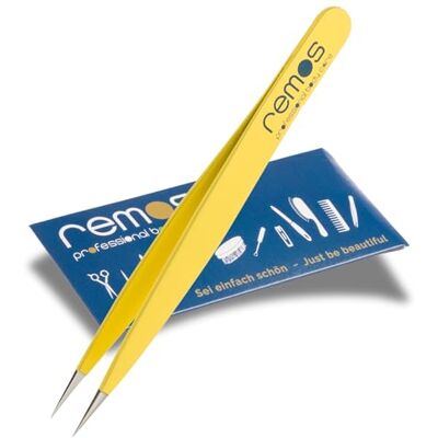 remos professional body care Pinzetta per schegge in acciaio inox con punta fine Giallo remos professional body care Pinzetta per schegge in acciaio inox con punta fine Giallo