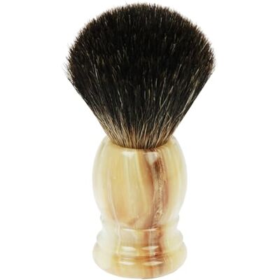 Fantasia Pettine Brand Brand Fantasy Brush Spazzola da barba puro, manico in plastica, colori crema, altezza, squillare Fantasia Pettine Brand Brand Fantasy Brush Spazzola da barba puro, manico in plastica, colori crema, altezza, squillare