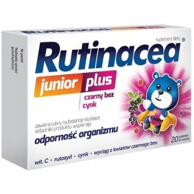 AFLOFARM Rutinacea Junior - 20 pastiglie - Supporto immunità AFLOFARM Rutinacea Junior - 20 pastiglie - Supporto immunità
