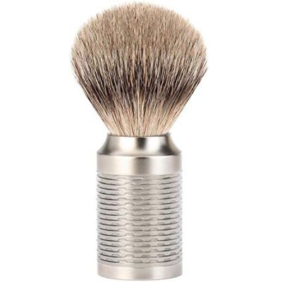 MÜHLE ROCCA Silvertip Badger Pennello da barba naturale di lusso, perfetto con saponi e creme MÜHLE ROCCA Silvertip Badger Pennello da barba naturale di lusso, perfetto con saponi e creme