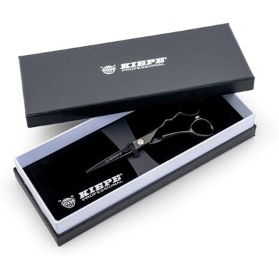 Kiepe 2814 Monster Cut forbice professionale per capelli 5,5 pollici Convex Razor con rivestimento titanio nero per uso intensivo Made in Italy Kiepe 2814 Monster Cut forbice professionale per capelli 5,5 pollici Convex Razor con rivestimento titanio nero per uso intensivo Made in Italy
